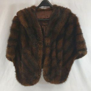 Vintage Real Fur  Shrug
